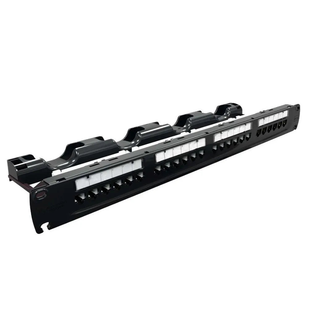FURUKAWA LIGHTERA 35030015 Patch Panel 24 Puertos Cat6 T568A/B Modular Cargado