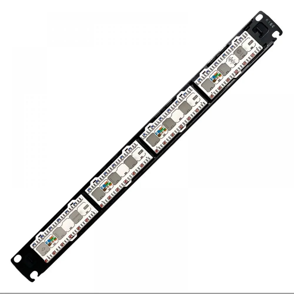 FURUKAWA LIGHTERA 35030015 Patch Panel 24 Puertos Cat6 T568A/B Modular Cargado