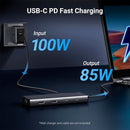 UGREEN CM369 35588 Revodok Pro 308 Adaptador HUB 8 em 1, USB C, USB A, HDMI, VGA, Tela tripla, PD 100 W