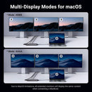 UGREEN CM369 35588 Revodok Pro 308 Adaptador HUB 8 em 1, USB C, USB A, HDMI, VGA, Tela tripla, PD 100 W