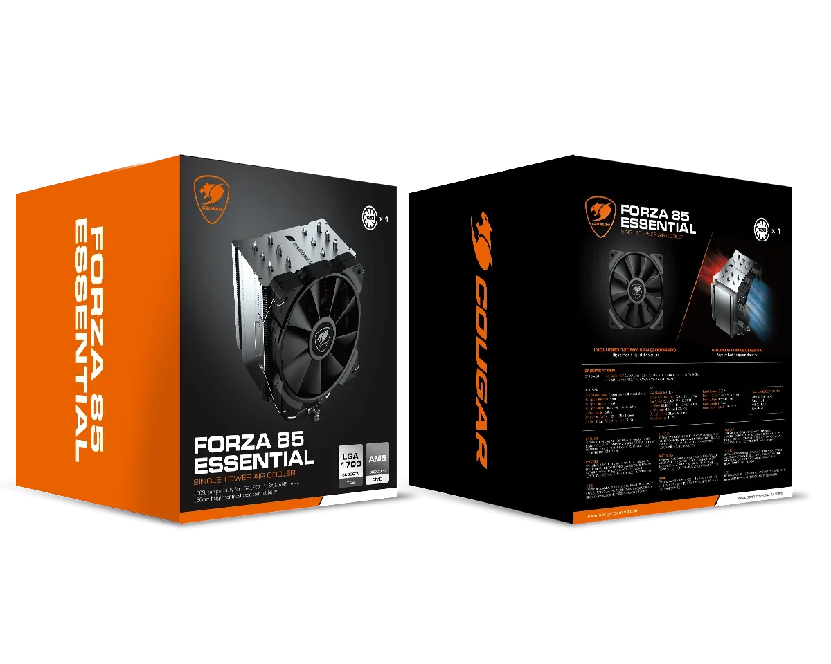 COUGAR FORZA 85 ESSENTIAL COOLER PARA CPU
