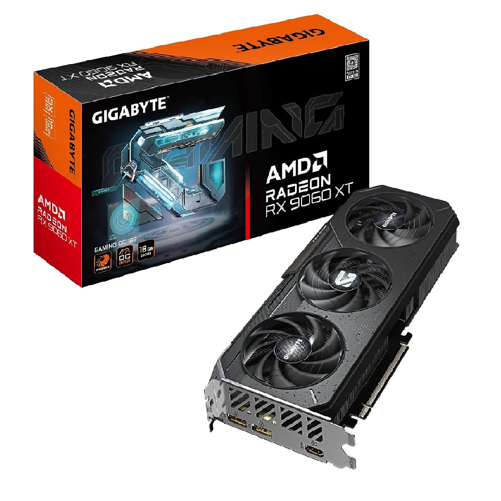 GIGABYTE Radeon RX 9060 XT GAMING OC 16G Tarjeta de Video 16GB GDDR6 PCIe 5.0