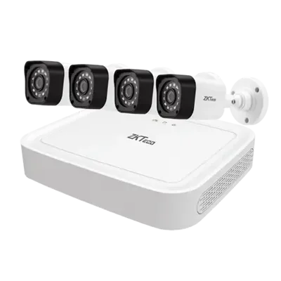 ZKTECO KIT-8304XEC-S/4-BS31A11M KIT Grabador XVR Y 4 Cámara 720P