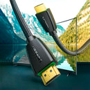 UGREEN 40409 Cabo HDMI 2.0 macho para macho trançado redondo de 1,5 m 4K a 60 Hz 18 Gbps com Ethernet compatível com TVs UHD, monitores e consoles de jogos