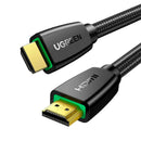 UGREEN HD118 40410 2M 4K@60Hz Cabo HDMI 2.0 macho para macho trançado redondo com Ethernet 18Gbps Suporte 3D UHD TV Monitor PC Consoles de jogos e muito mais