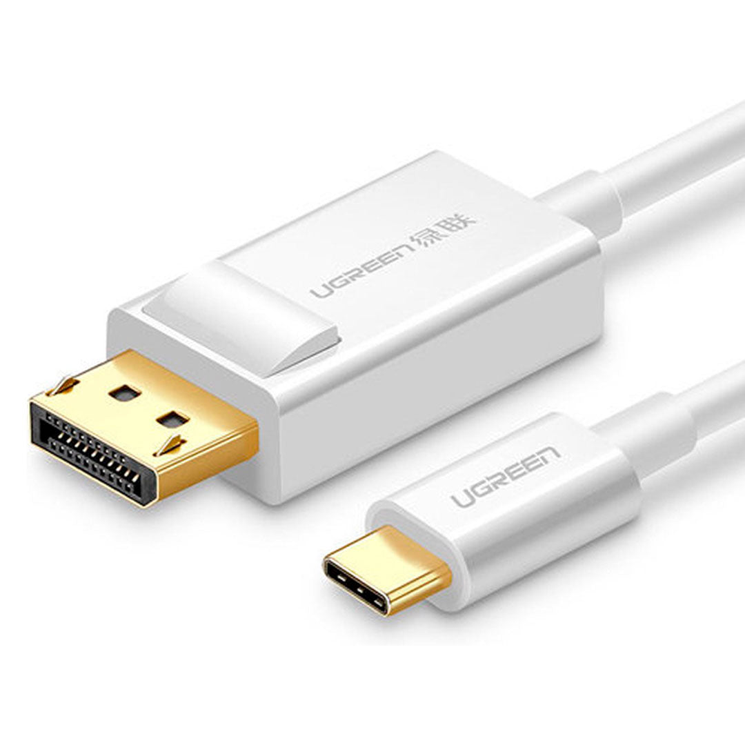 UGREEN MM139 40420 Cable USB-C Macho a DisplayPort Macho 4K Blanco 1.5m