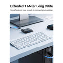 Adaptador de hub USB-A 3.0 UGREEN CR113 40850 + adaptador USB-C para USB-A de 4 portas