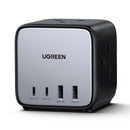 Carregador de mesa UGREEN CD268 40861 com 7 portas USB-C/USB-A/AC 65 W GaN
