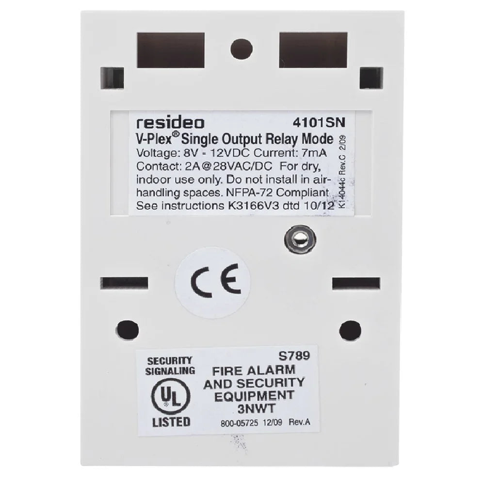HONEYWELL RESIDEO 4101SN Módulo multiplexado V-Plex de 1 relé para VISTA 32/128FBPT