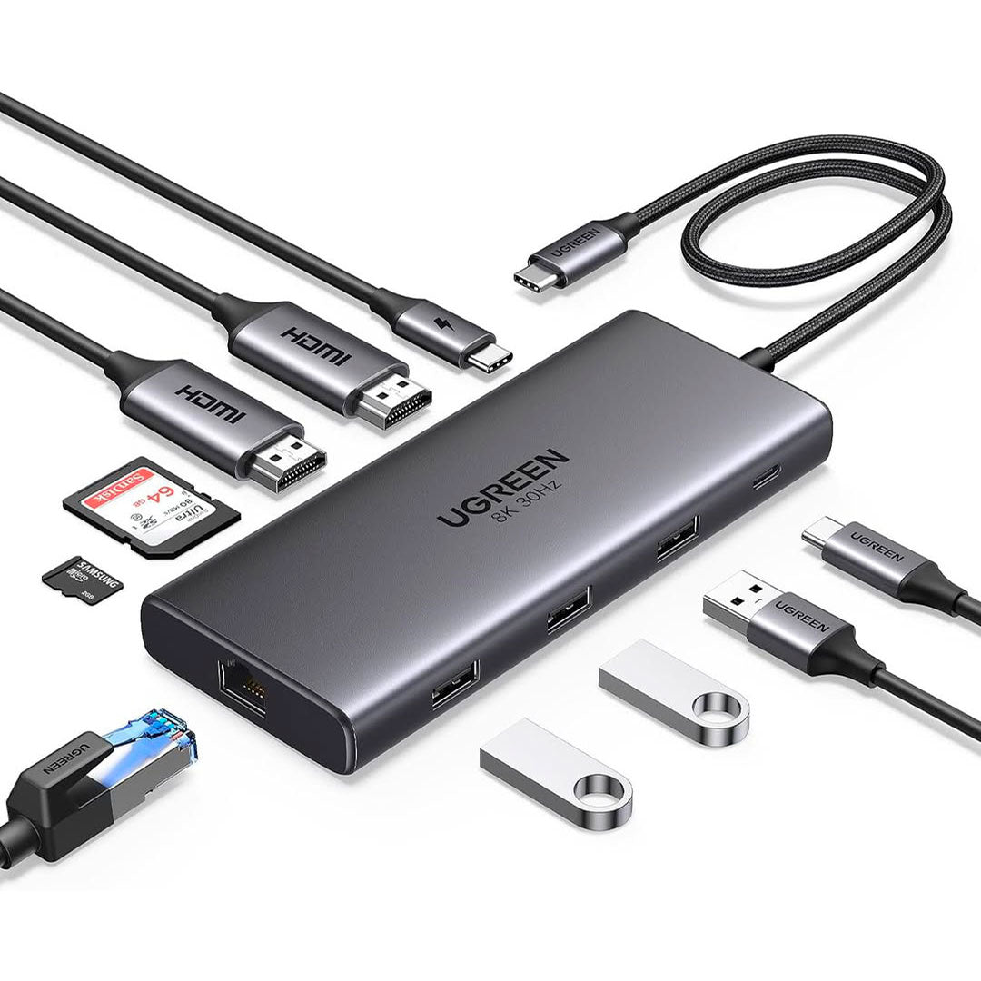 UGREEN CM693 45520 Revodok Pro 211 Adaptador HUB USB-C 11 en 1