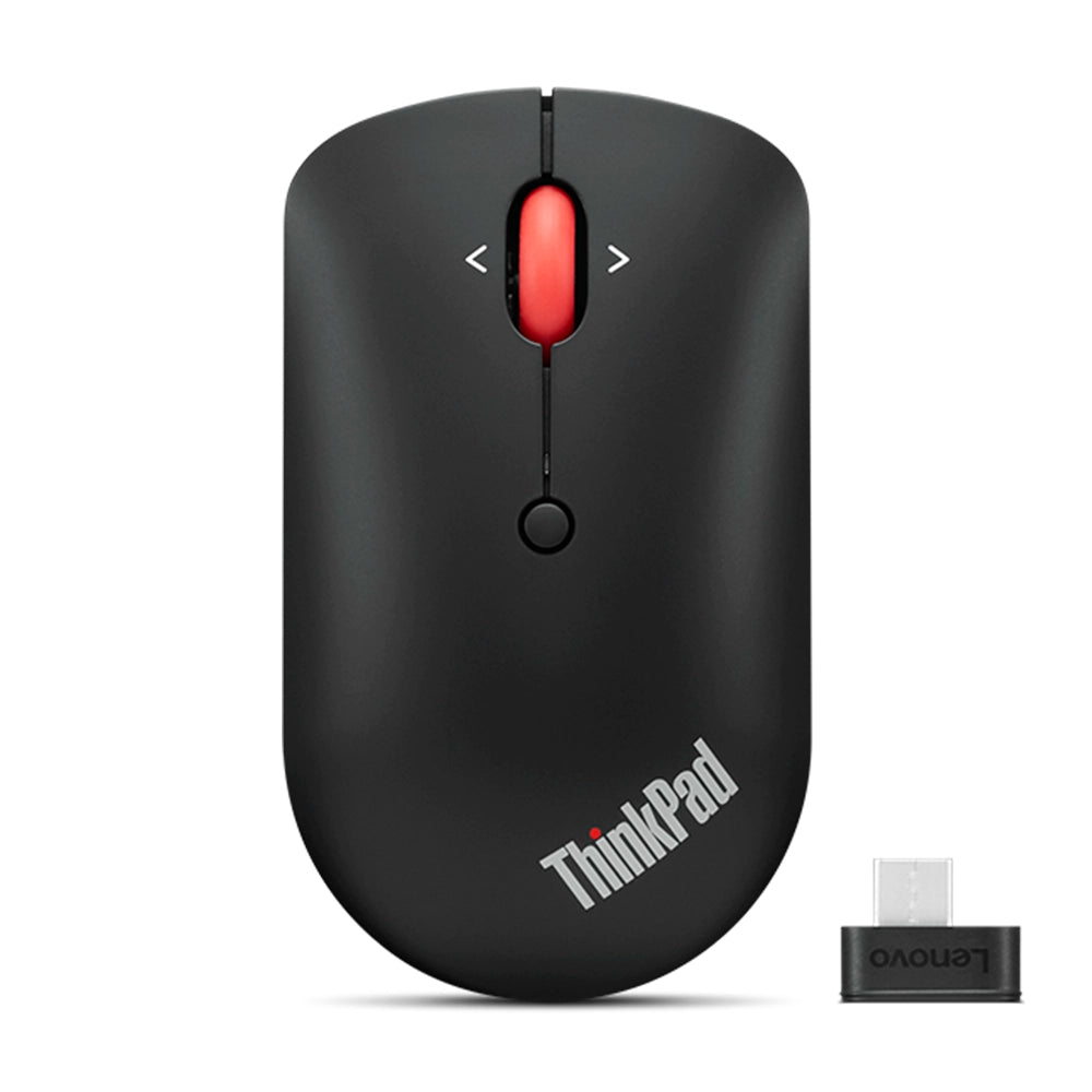 LENOVO Essential 4Y51D20849 Mouse Inalámbrico Compacto USB-C 1600 DPI Negro