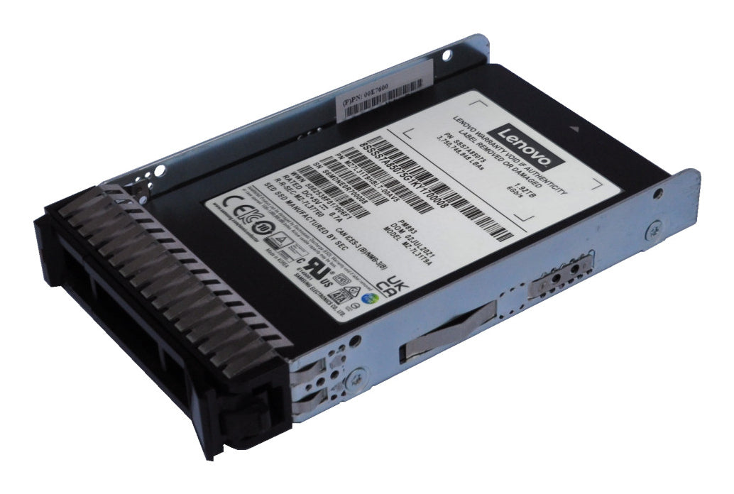 LENOVO ThinkSystem Unidad SSD 1.92TB 2.5" VA SATA v2 Lectura Intensiva Hot Swap 4XB7A90875
