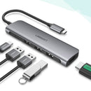 UGREEN CM136 50209 USB Tipo C 3.1 HUB com HDMI 4K, 3 portas USB 3.0