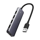 Adaptador UGREEN CM219 50985 USB 3.0 HUB, Hub USB 3.0 ultrafino de 4 portas com transferência de dados de 5 Gbps