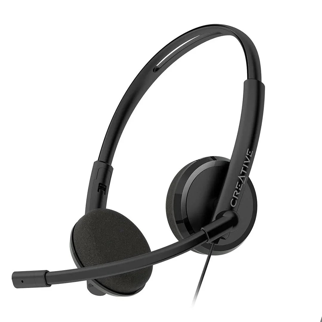 CREATIVE HS-220 Audífono con micrófono condensador USB-A, cancelación de ruido, 51EF1070AA001