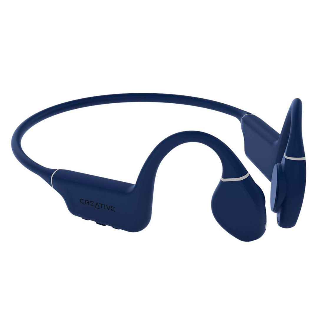 CREATIVE OUTLIER FREE PRO Auriculares inalámbricos de conducción ósea, Bluetooth® 5.3 10H, resistente al agua IPX8, Azul, 51EF1081AA000