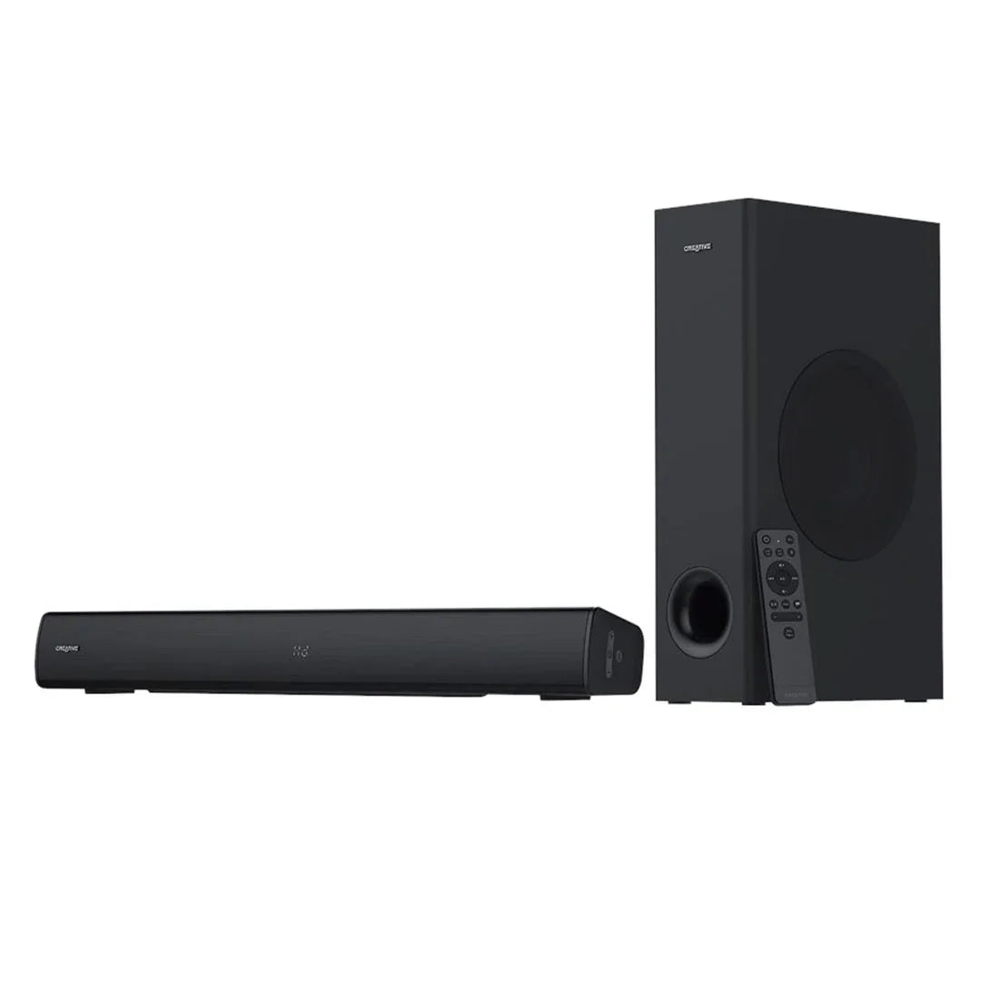 CREATIVE STAGE V2 Barra de sonido con subwoofer 2.1, 80/160w, Bluetooth, Negro, 51MF8375AA001
