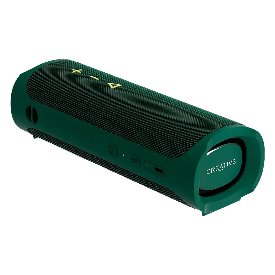 CREATIVE MUVO GO Parlante portátil Bluetooth 20W resistente al agua, Verde, 51MF8405AA002