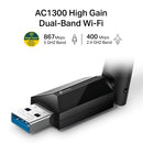 Adaptador USB sem fio de banda dupla TP-LINK ARCHER T3U PLUS WIFI 5 AC1300