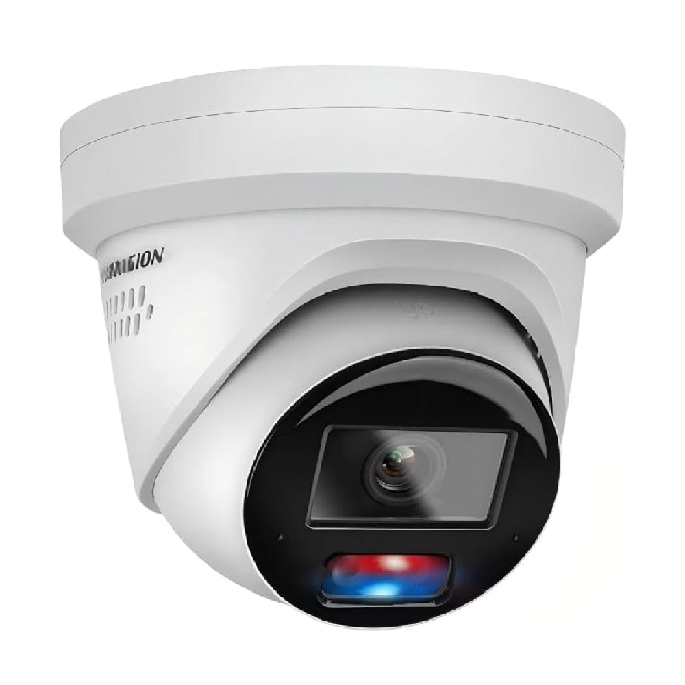 HIKVISION DS-2CD2347G3-LIS2UY/SRB Cámara de Seguridad IP 4MP Lente Fijo Audio Luz Estrobo