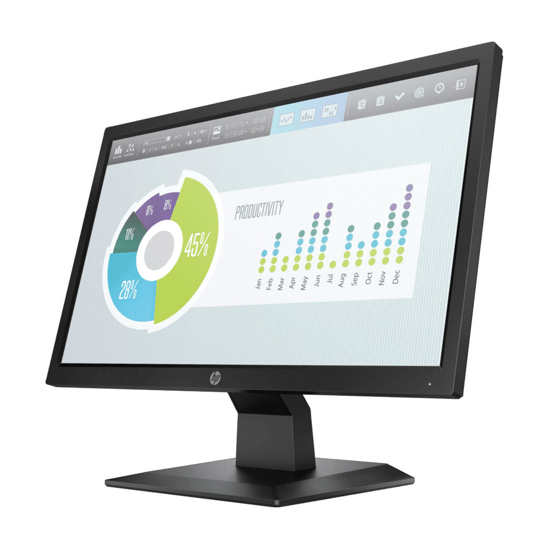 HP 5RD66AA#ABM HP P204v 19.5" Monitor HD+ (1600x900 a 60Hz)TN LED, HDMI VGA Pantalla Antirreflejo.