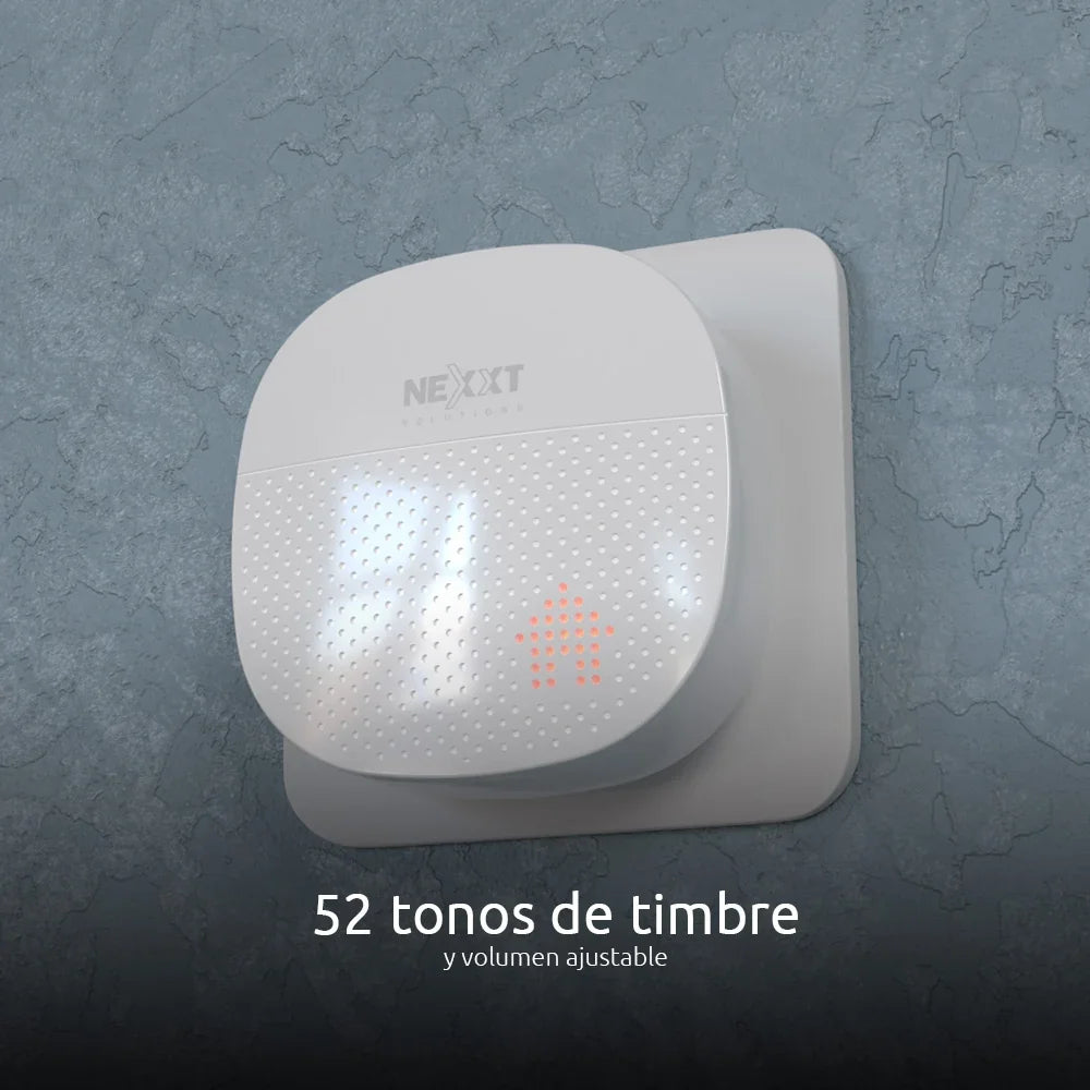 NEXXT SOLUTIONS NHC-D100 (CAJA ABIERTA 8/10) Timbre Inteligente WIFI con Cámara Full HD 2MP Alexa