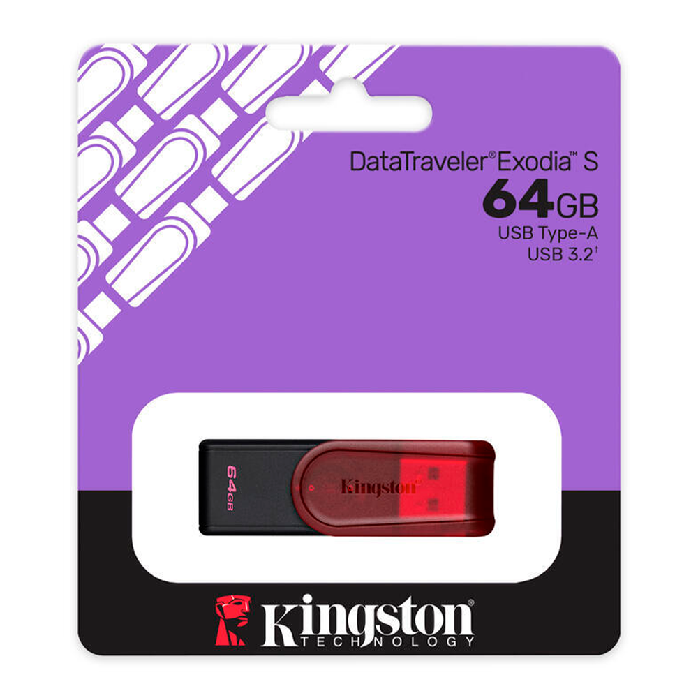 KINGSTON KC-U3C64-7TR Memoria USB 3.2 64GB DataTraveler Exodia S
