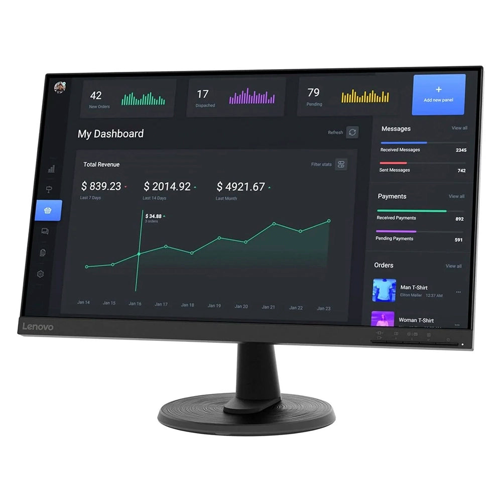 LENOVO 63DCKAR6LA ThinkVision C24-40 Monitor 23.8" FHD VA WLED