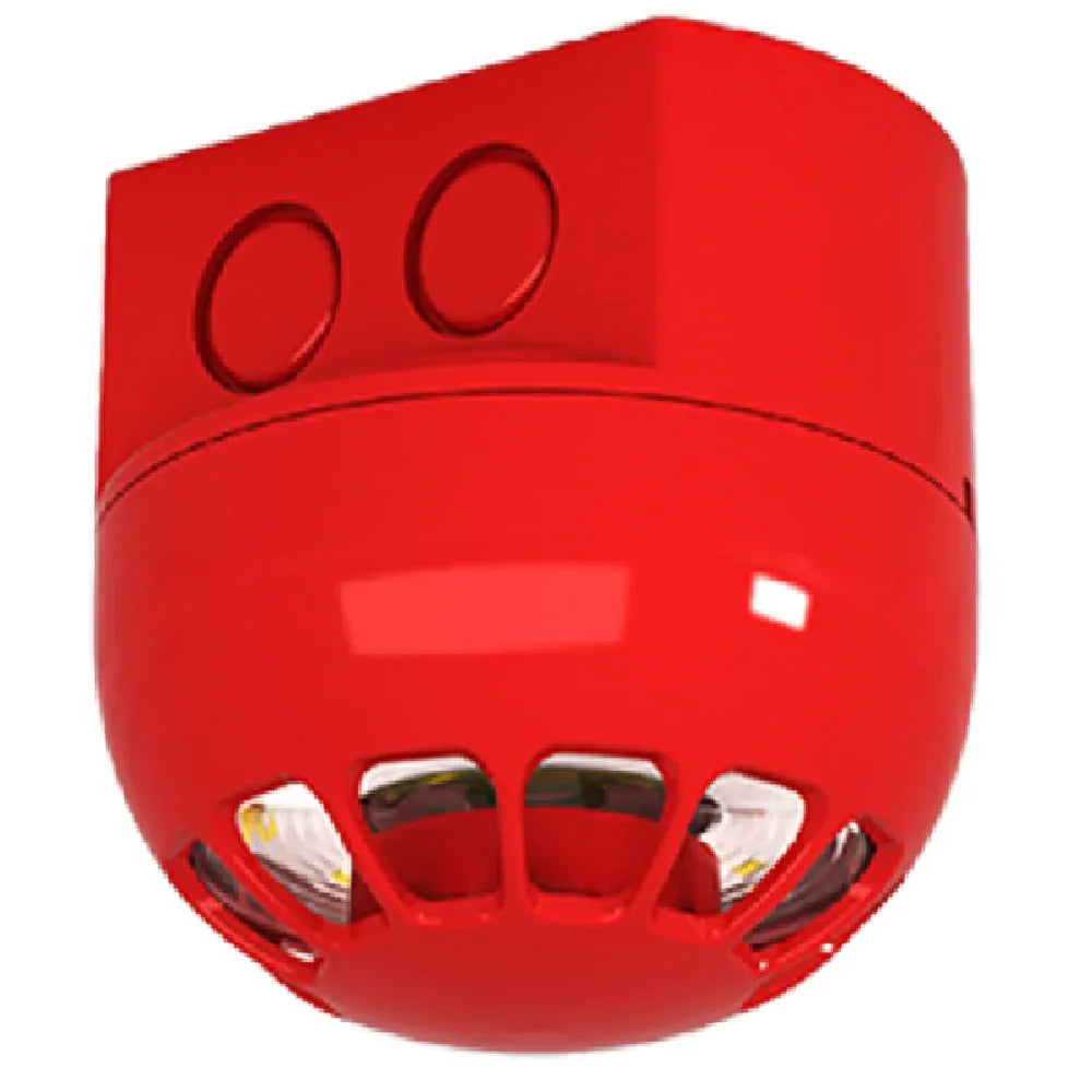 NUMENS 641-005 Sirena con luz estrobo direccionable interior rojo