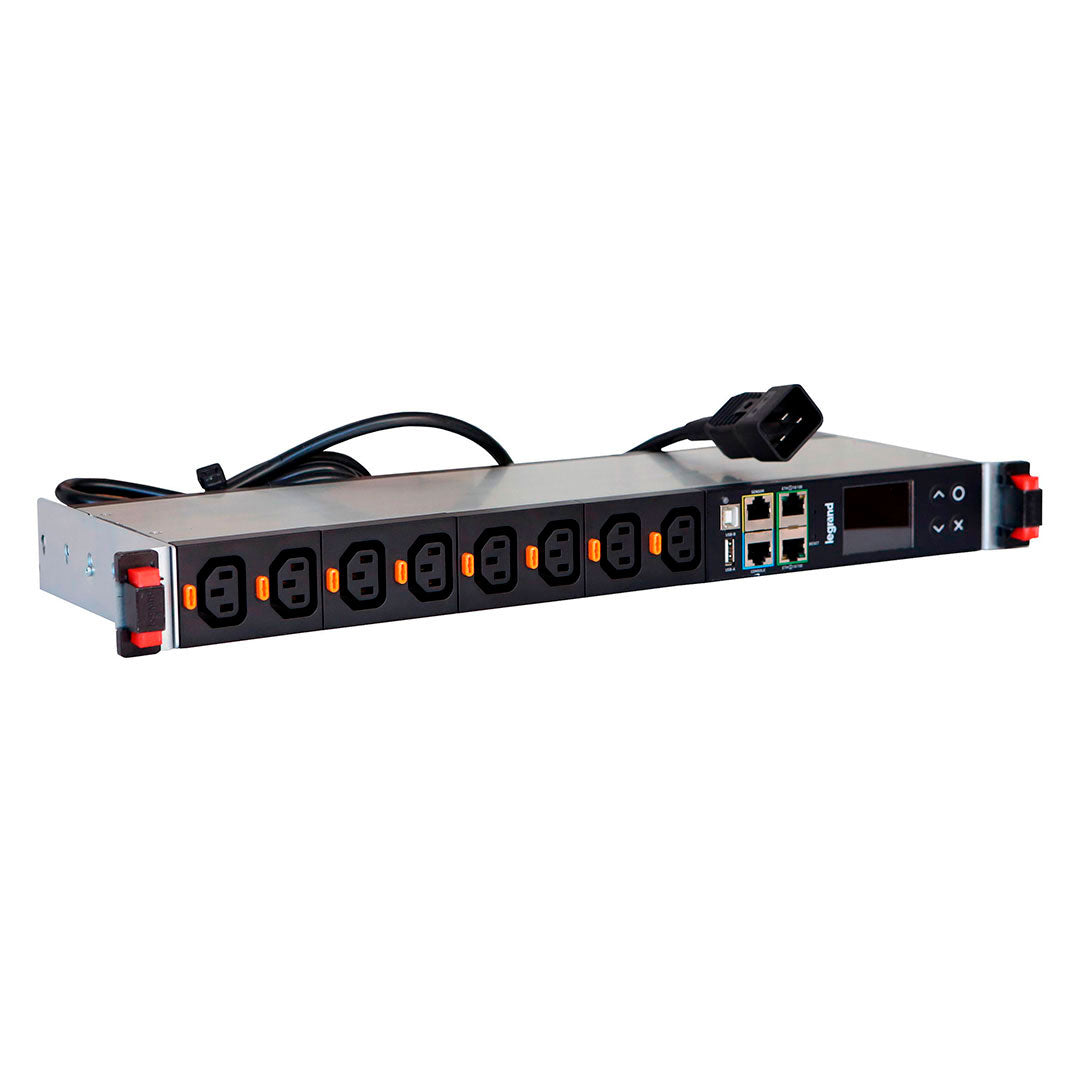 LEGRAND 646020 PDU Monofasico Monitoreable 8xC13 Cable 3m