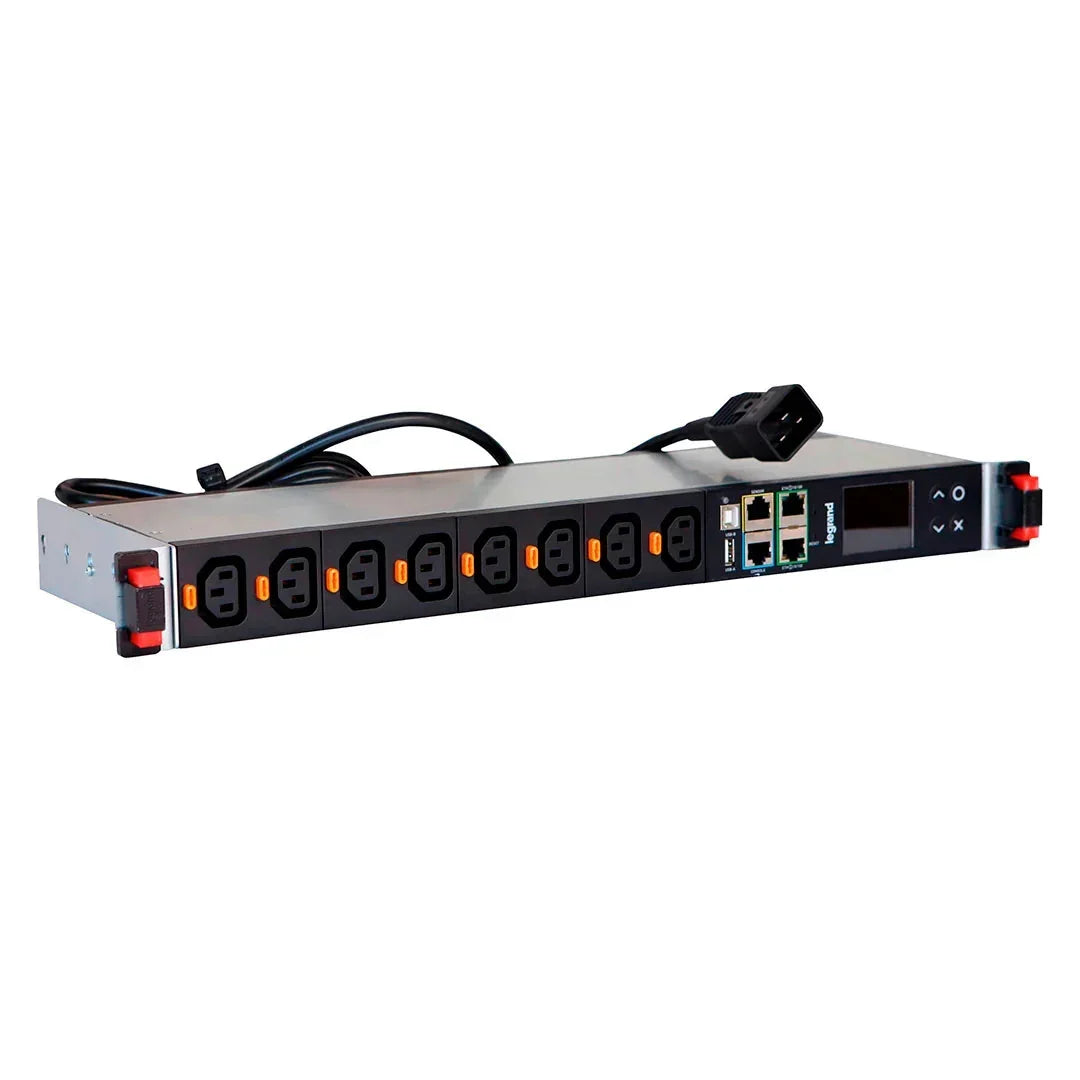 LEGRAND 646020 PDU Monofasico Monitoreable 8xC13 Cable 3m