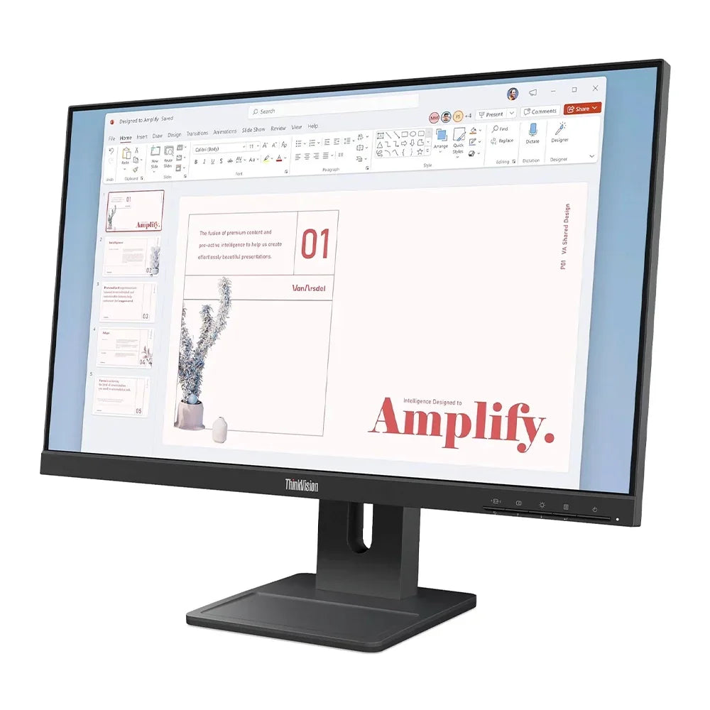 LENOVO ThinkVision E24-40 Monitor Plano 23.8" IPS 1920x1080 WLED 92 DPI 64BAMAR1LA