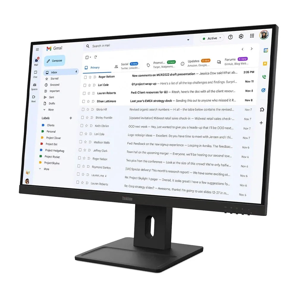 LENOVO ThinkVision E27-40 Monitor 27" IPS 1920 x 1080 WLED 82 DPI 64BCMAR4LA