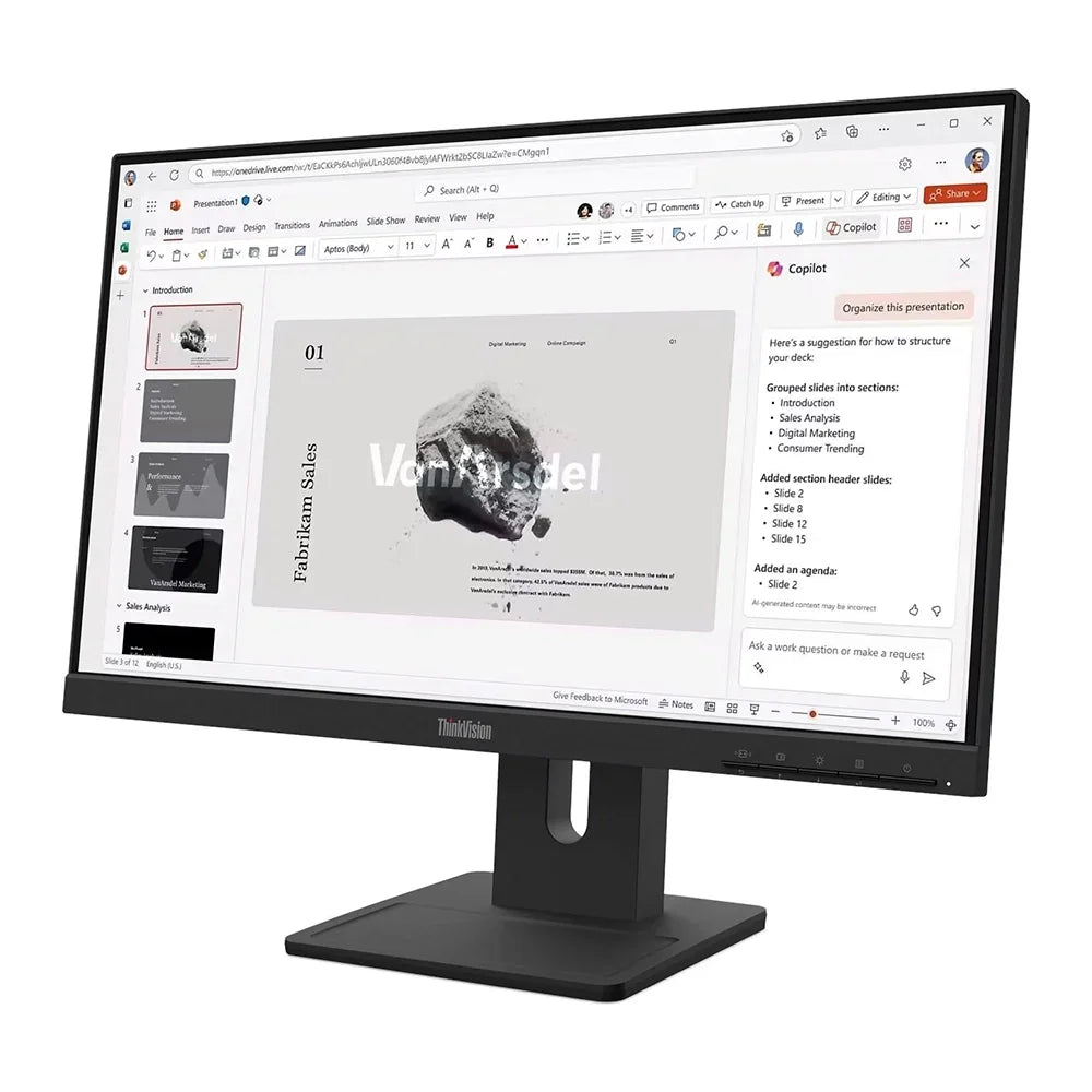 LENOVO ThinkVision E22-40 Monitor Plano 21.5" IPS 1920x1080 WLED 102 DPI 64C9MAR6LA
