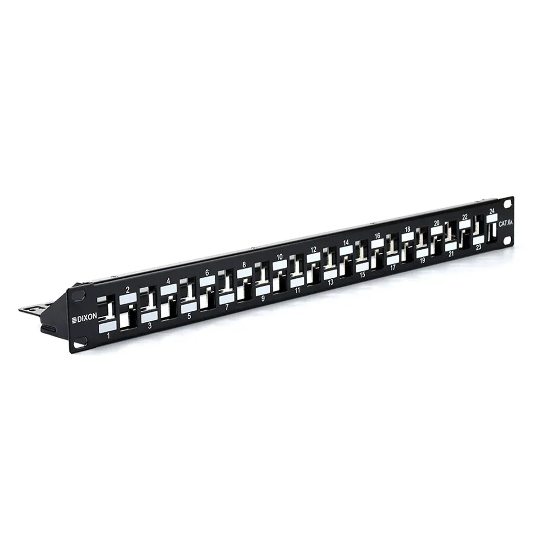DIXON 6AIDAE Patch panel 24 Puertos Cat 6A modular vacío