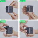 UGREEN CD296-90409 Nexode 3 portas USB C carregador de viagem 65 W uso internacional para MacBook Pro Air Dell XPS