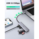 UGREEN CM219 70336 Adaptador HUB USB Tipo C de 4 portas para hub USB 3.0 alimentado por micro USB