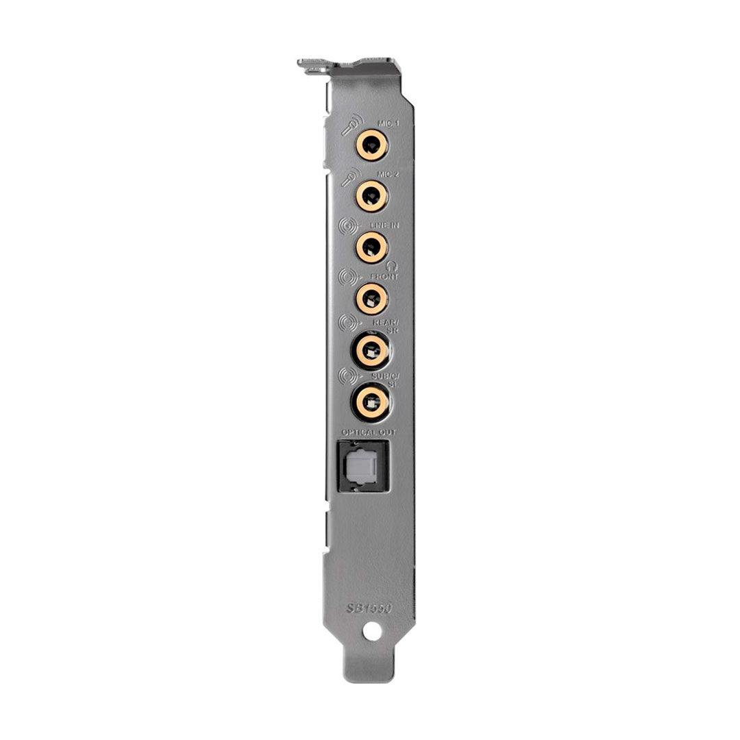 CREATIVE SB AUIDIGY RX Tarjeta de sonido PCIE Blaster Auidigy RX 7.1 SB1550, 70SB155000001