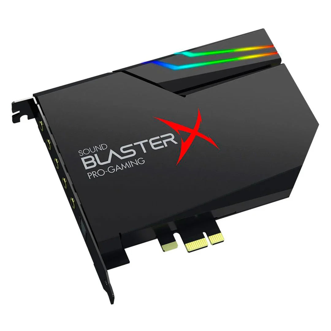CREATIVE SOUNG BLASTER X AE-PLUS Tarjeta de sonido PCIE Gaming 5.1, 70SB174000003