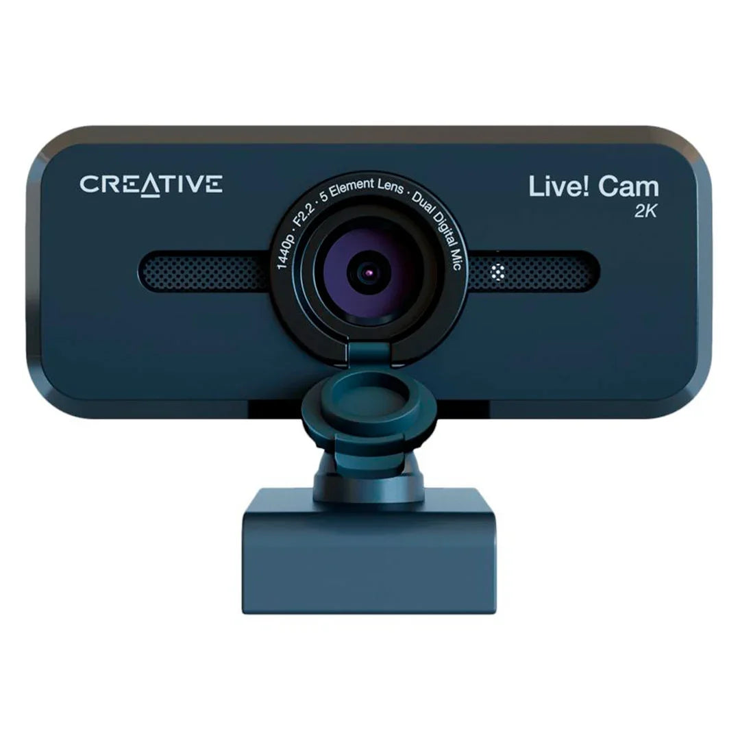 CREATIVE LIVE! CAM SYNC V3 Cámara web 2K 1440P, 4X zoom, micrófono dual USB con tapa, 73VF090000000