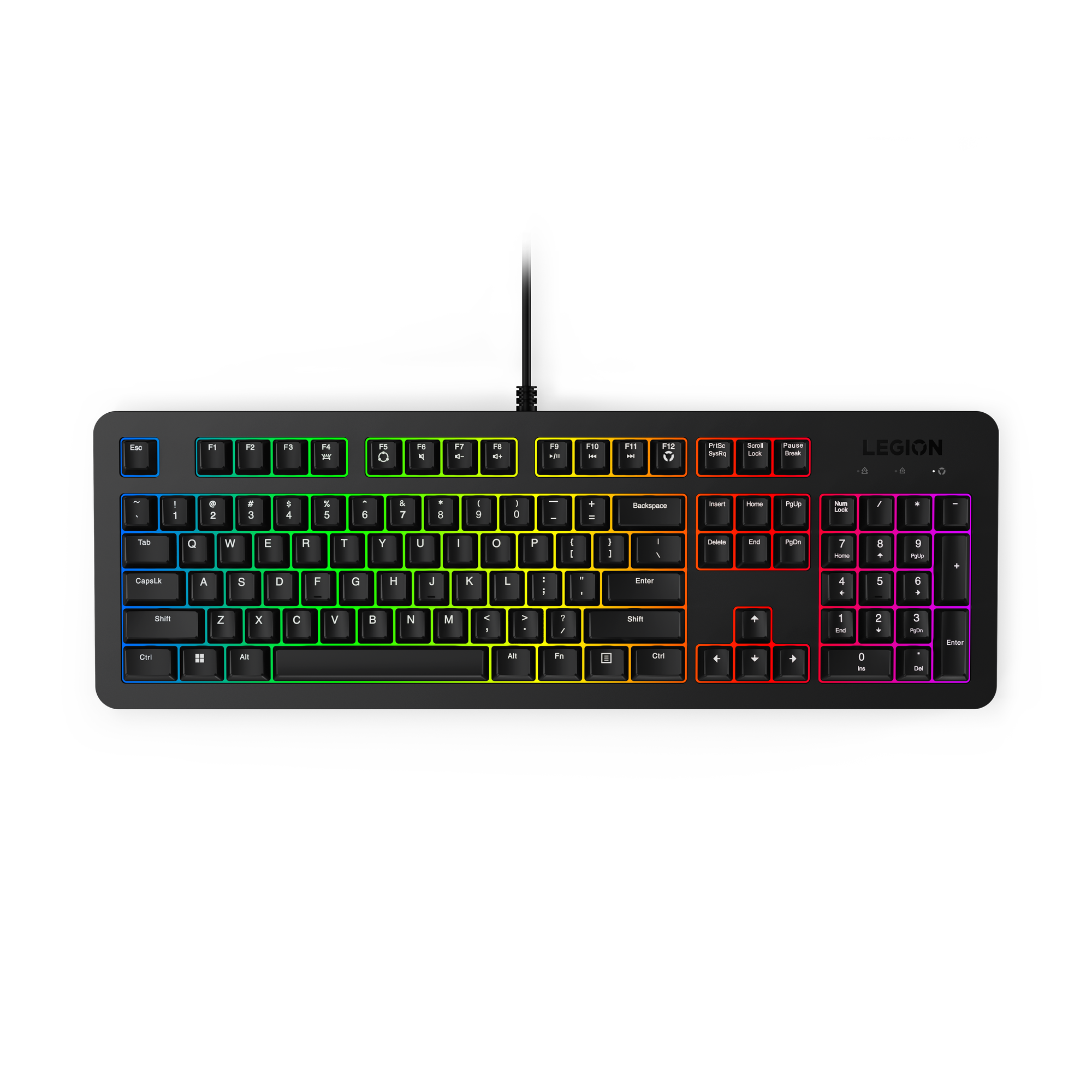 LENOVO Legion KB310 Teclado Gamer RGB Cable USB 2.0 Negro GY41N91858