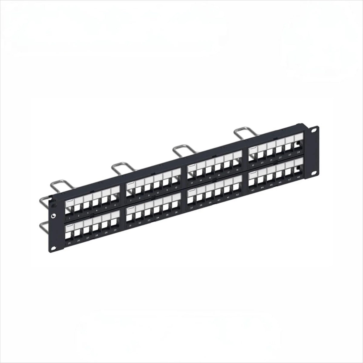 COMMSCOPE 760237041 Patch Panel 48 Puertos Modular Cat5E Cat6 y Cat6A SL