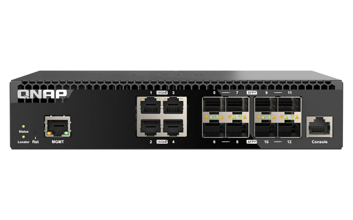 TRENDNET QSW-M3212R-8S4T Switch 8 Puertos SFP+ 10GbE Y 4 Puertos BASE-T 10GbE