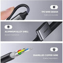 UGREEN CM193 50596 USB-C macho para porta de áudio 3.5 e adaptador de carregamento USB-C