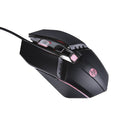 Mouse gamer HP M270 de 4 botões com luz de fundo, USB e sensor óptico, preto