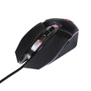Mouse gamer HP M270 de 4 botões com luz de fundo, USB e sensor óptico, preto