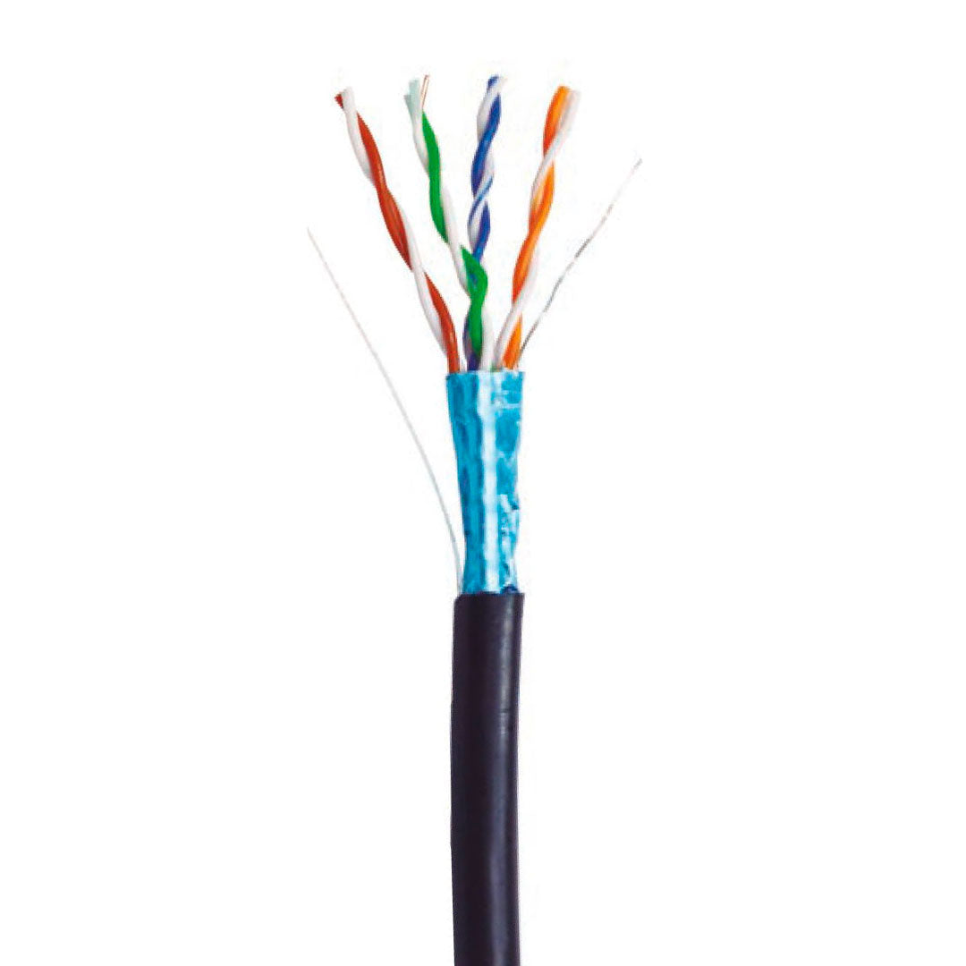DIXON 8041 Cable F/UTP Cat5E Cobre 24AWG PE UV Exterior Negro 305m