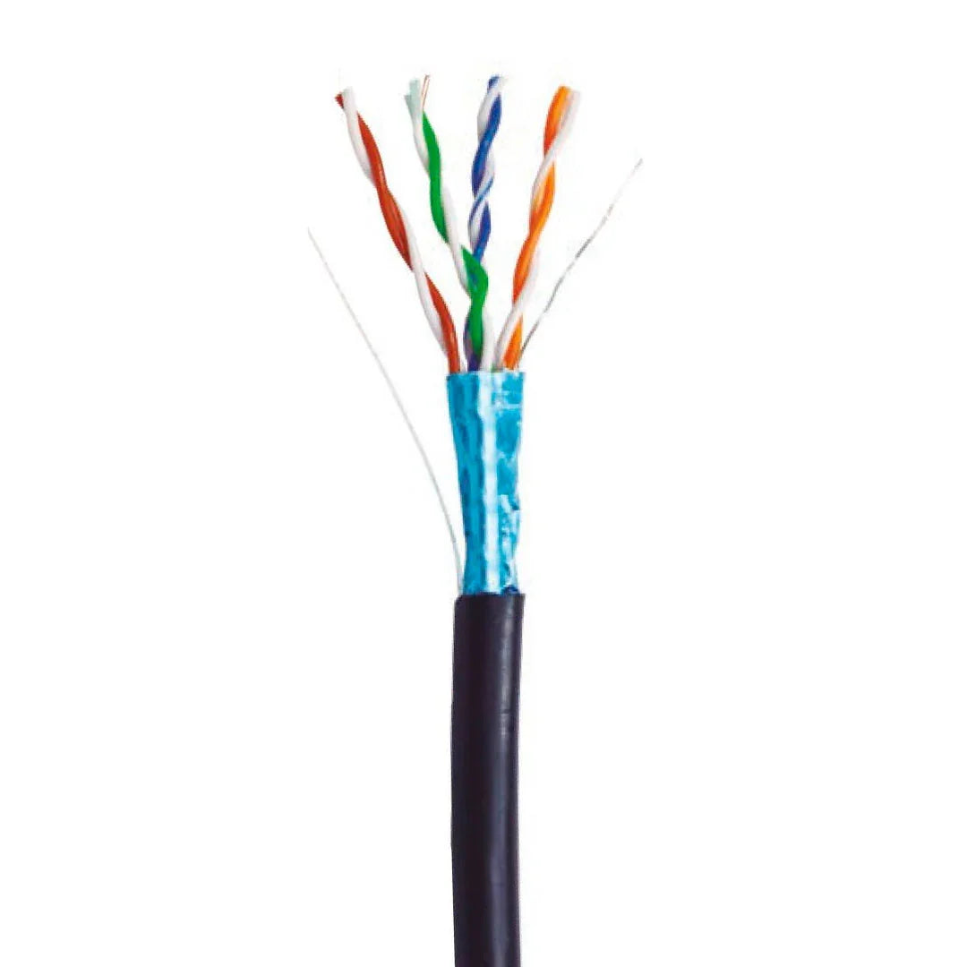 DIXON 8041 Cable F/UTP Cat5E Cobre 24AWG PE UV Exterior Negro 305m