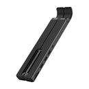UGREEN CM359 80551 Suporte dobrável para laptop com várias portas 5 em 1, USB tipo C - 2x USB 3.2 Gen 1, HDMI 4K 30 Hz 3D, leitor de cartão SD e microSD preto