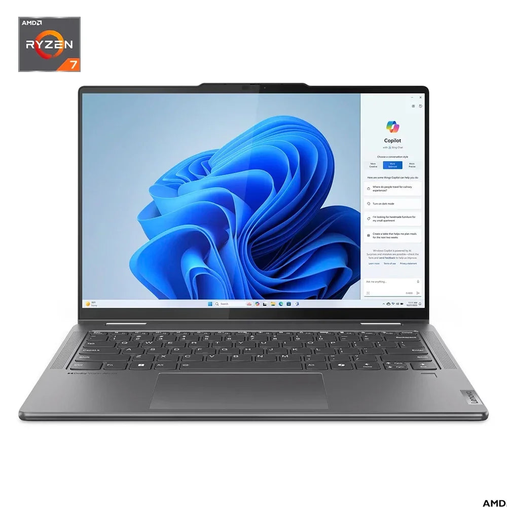 LENOVO Yoga 7 2-in-1 14AHP9 Laptop 14" WUXGA OLED AMD Ryzen 7 8840HS 5.1GHz 16GB DDR5 1TB SSD 83DK009HLM